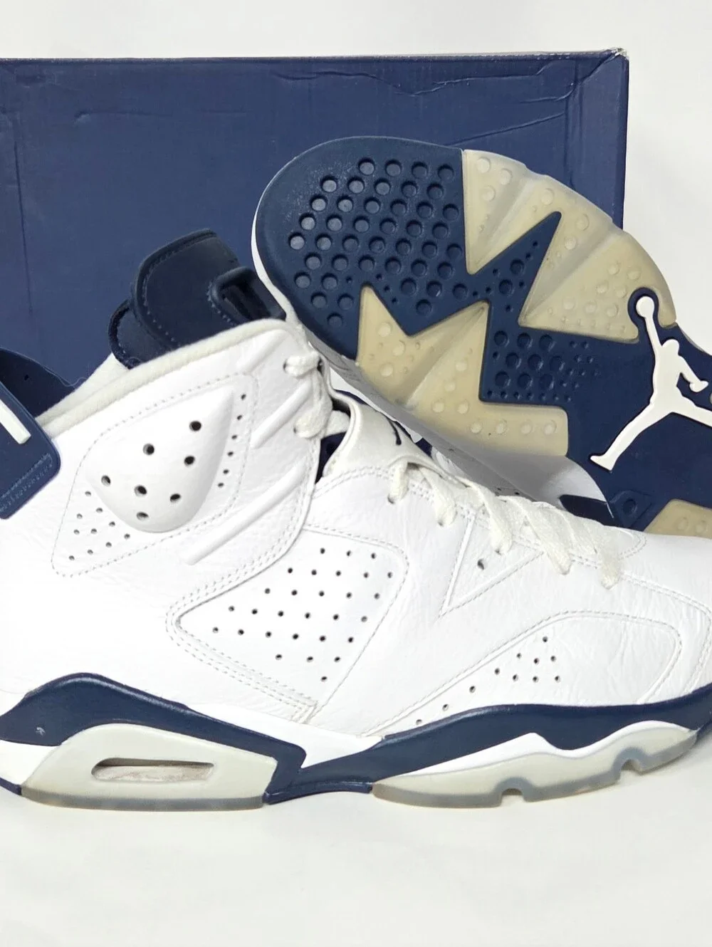Air Jordan 6 Retro Midnight Navy (2022) CT8529-141 Men's  Size 10 SHIPS TODAY